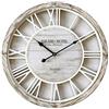 Rebecca Mobili Orologio da decorazione, orologio grande di legno, stile shabby, con numeri romani - Diametro 50 cm x P 4,5 cm - Art. RE6140