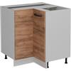 Vicco Mobile ad angolo cucina R-Line, Rovere dorato, 75.6 cm