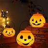 Bseical 3 Pezzi Lanterna Di Zucca Di Halloween,Decorazione Di Halloween a Batteria Secchi Di Zucca Portatili,Secchio Di Caramelle Di Zucca Per Bambini ,Dolcetto O Scherzetto,Decorazione Festa Di Halloween