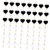 LABRIMP 100 Pezzi Clip in Legno a Forma di Cuore, Mini Mollettine Decorative 3cm per Foto e Biglietti, Leggere e Perfette per Progetti Creativi e Decorazioni Natalizie in Casa