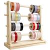 Nudaoz Organizzatore per bricolage, 40 cm, con supporto per bobine di nastri, per rotoli di tuulle, nastri, filo per uncinetto e rete per ghirlande