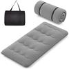 LIFEZEAL Futon Giapponese da Pavimento (grigio, 10x90x200 cm)