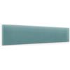 murando - Testiera Letto Singolo Imbottita - Rettangolo - Velluto Qualità - Antimacchia - 15x60 cm 1 Pezzo - Pannelli Decorativi per Pareti - Pannello Imbottito per Camera da Letto - Minimal - Azzurro
