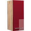 Vicco Pensile da cucina Fame-Line, Bordeaux lucido, 30 cm, per la combinazione con altri moduli della serie Fame-Line