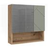 Vicco Specchio contenitore bagno Irma, Verde salvia, 54 x 55 cm