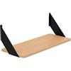 AKKE Mensola da Muro Design Bagno Cucina Faggio della Baviera 70cm x 20cm