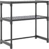 Hemousy Supporto per Microonde,Scaffale Per Microonde | Scaffale Organizzatore Multifunzionale Per Elettrodomestici Utensili Stoviglie Pentole E Bottiglie Spezie