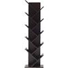 Rebecca Mobili Libreria ad Albero legno, scaffale marrone, colore wenge, 10 mensole, per arredamento casa ufficio - Misure: 160 x 44,5 x 22cm (HxLxP) - Art. RE6028