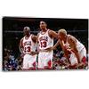 HomeDC Pittura Moderna su Tela Poster di Michael Jordan, Scottie Pippen E Dennis Rodman Immagini da Parete di Basket per L'arredamento della Camera dei Ragazzi degli Uomini (60x90 cm(con Cornice))