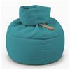 Poufff Original - Pouf Sacco Made in Italy | Poltrona a Sacco con Imbottitura Eco Soft Brevettata | Silenziosa e Durevole | Sfoderabile, Lavabile e Sostenibile | Design Italiano (Turkis)