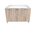 MABEL Mobile Sottolavello Cucina Node 3 Ante Organizer in Legno Nobilitato Finitura Legno Facile da Montare - L 120 cm x P 50 cm x H 80,5 cm