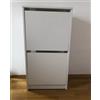 IKEA Bissa Cabine con 2 scomparti bianchi (49x28x93 cm)
