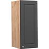 Vicco Pensile da cucina Fame-Line, Antracite-oro, 30 cm, per la combinazione con altri moduli della serie Fame-Line