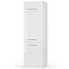 Vicco Armadio frigorifero Fame-Line, Bianco lucido, 60 cm, per la combinazione con altri moduli della serie Fame-Line