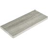 MODULARREDO | SMART Mensola da Muro, Scaffale Legno, Mensola da Parete, 56x20x1.8 cm, Rovere Grigio Nuovo - Made in Italy