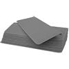 Mendler Tappetini per Scale autoadesivi rettangolari HWC-G49 15 Pezzi 65x25cm Grigio