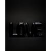 BLOGO Scritta Decorativa Love Black