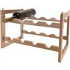 COSE DA CASA Cantinetta Portabottiglie Vino in Legno 8 Posti componibile Impilabile Modulare Salvaspazio Scaffale Porta Bottiglie da Cucina Arredamento
