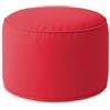 chilly pilley Sgabello Poggiapiedi Impermeabile Pouf A Sacco Con Imbottitura Eps Cuscino Per La Seduta Pouf Rotondo Per Bambini E Adulti Ampia Scelta Di Colori (Rosso)