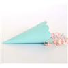 UNKC 50 PZ Coni Riso Matrimonio con Chic Pizzo Ondulato, Coni Portaconfetti, Azzurro Porta Riso per Confetti, Bomboniera Matrimonio Elegante per Segnaposto Comunione Nozze