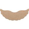 Merceria Pour Toi... Set da 6 Pezzi Ali di Legno Grezzo d'Angelo da rifinire 10 x 4,5 cm Forme di Legno Fai da Te Natale Hobby creativi