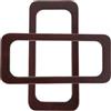 JOINPAYA Manici Borsa in Legno retrò Rettangolari, 2 Pezzi, Marrone | Manici Rotondi per Borse Uncinetto, Accessori Robusti per Occasioni Varie, Cena e Stile Elegante