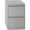 FBasic Classificatore in metallo - a due cassetti - Grigio