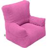 Ready Steady Bed Bambino Poltrona a Sacco in Velluto a Coste, Divano per Bambini per Giochi con Sedile Morbido, Design Ergonomico Sedia a Sacco per Toddler, Comodi Mobili pouf per bambini (Rosa)