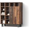 Livinity Mobile bagno con portabiancheria Fucino Rovere country 78x92cm