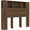 vidaXL Testiera con Scomparti Rovere Marrone 120x18,5x102,5 cm