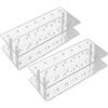 Ksrnsne 2-Pack 21 Fori Porta Lecca-Lecca nel Acrilico per Matrimoni Baby Shower Feste di Compleanno Anniversari Torta Lecca-Lecca Stand
