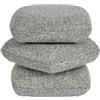 Duhome Pouf in tessuto bouclé ottomano girevole a 360°, sgabello moderno per soggiorno, camera da letto, corridoio, verde