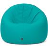 PATCH HOME Patchhome - Pouf 2 in 1, cuscino da pavimento, poltrona a sacco da gaming, per adulti e bambini, con imbottitura (Ø 145 cm, turchese)