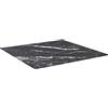 Generico Piano Tavolo Nero 80x80 cm 6 mm Vetro Temperato Design Marmo,Accessori per tavoli,Piani per tavoli-322273