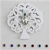 DLM Bomboniere DLM-27130 (Kit 12 Pezzi) Calamita Albero della Vita e Blasone in Cristallo Coccinella Portafortuna Confettata Segnaposto bomboniera