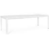 Bizzotto Tavolo Allungabile Kiplin 180-240×100 Bianco In Alluminio