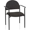 HJH Office 704331 conferenza rivestita XT 700 Riunioni con Braccioli, Visitatore, Tessuto Grigio