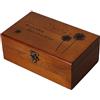 Generisch Scatola portaoggetti in Legno - Classico Cestino da Cucito, Supporto Decorativo per bricolage, Robusta Struttura in Legno con Coperchio a Cerniera, spazioso Scomparto organizzatore,