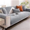 ZCXRYFL Copridivano Angolare Penisola A L/U 1 2 3 4 Posti Ciniglia Fodera Divano Antiscivolo Rebel Cat Telo Salva Divano AntiGraffio per Divani Pelle/Legno/Tessuto Balcone Coperta(70X90cm,Grey)