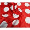 Russo Tessuti Tessuto Velluto Pois Bianco Rosso Carnevale Costume TOPOLINA Allestimenti Party