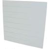 arredoterminal one Kit 2 Pannelli DOGATI 120X120 CM Passo 15 CM Completo di Inserti in Alluminio per Cabina Armadio, Guardaroba, ARREDO Negozi (Grigio Chiaro)