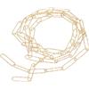 Lurrose Catena per Collana in Acciaio Inossidabile Oro Lavorazione Fine e Design Moderno per Feste e Eventi Quotidiani