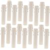 Alipis Coperture per Portalampada in Plastica Bianca 20 Pezzi a Forma di Candela Effetto Goccia di Cera Compatibili Lampadari per Soggiorno Decorativo per Casa