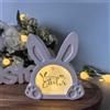 Nexoria 2 stampi in silicone per Pasqua, coniglietto pasquale 3D, stampi in silicone pasquale, con base in gesso, per colata di conigli, in silicone, per il fai da te (A)