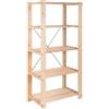 Astigarraga Scaffale Evolution 5 174,5 x 76,5 x 38,5 cm Marrone Pino 5 Ripiani