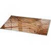 Wallfluent Piano del Tavolo in Vetro 140x70 cm Strumenti di Installazione Impermeabile Sostenibile Superficie Lisa Bordi Lucidi Facile da Pulire Installazione Rapida - Legno Naturale