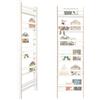 MAMOI® Libreria per bambini in pannello a base di legno - cassetta per libri, libreria per cameretta, panca porta libri, mensola da parete, mobile Montessori, scaffale per bambini.