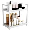 Generico Scaffale Desktop - Rack Per Organizzatore A 2 Livelli | Supporto Per Il Contatore Indipendente | Porta Del Display Compatto Per Cosmetici Da Scrivania | Saver Spaziale Multiuso Per Libri Forniture