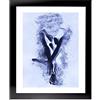 Homedecoration Cornice Misano 44 x 31 cm Cornice MDF Colore Nero Lucido in Stile Moderno con Vetro Artistico Trasparente 1 mm
