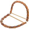 BUTIFULSIC Manici Tipo per Borse Fai da Te in bambù 12 Cm Colore caffè Accessori per Manici di Borse a Mano Maniglie Artigianali Semicircolari per Creazione e Riparazione